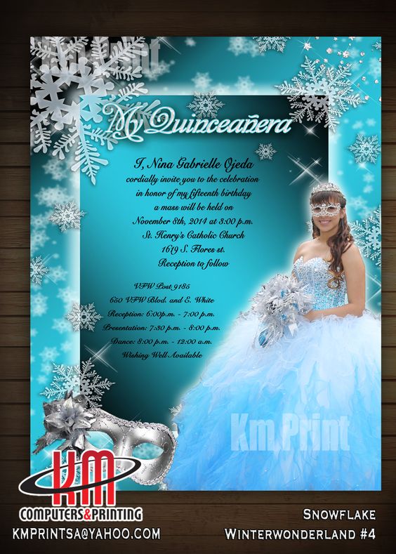 custom quinceanera invitations