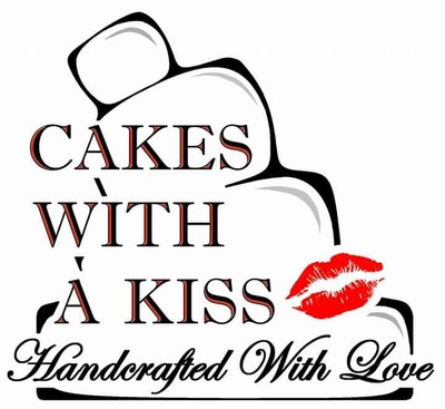 cakes with a kiss