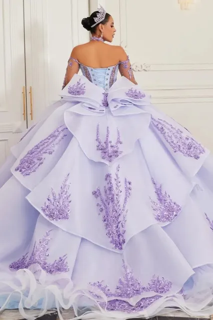 purple quinceanera dress