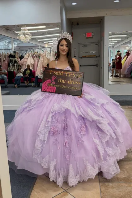 House of Quinceañeras Lavender XV Dress
