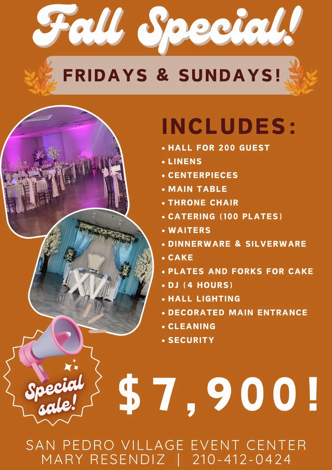 san pedro village event center