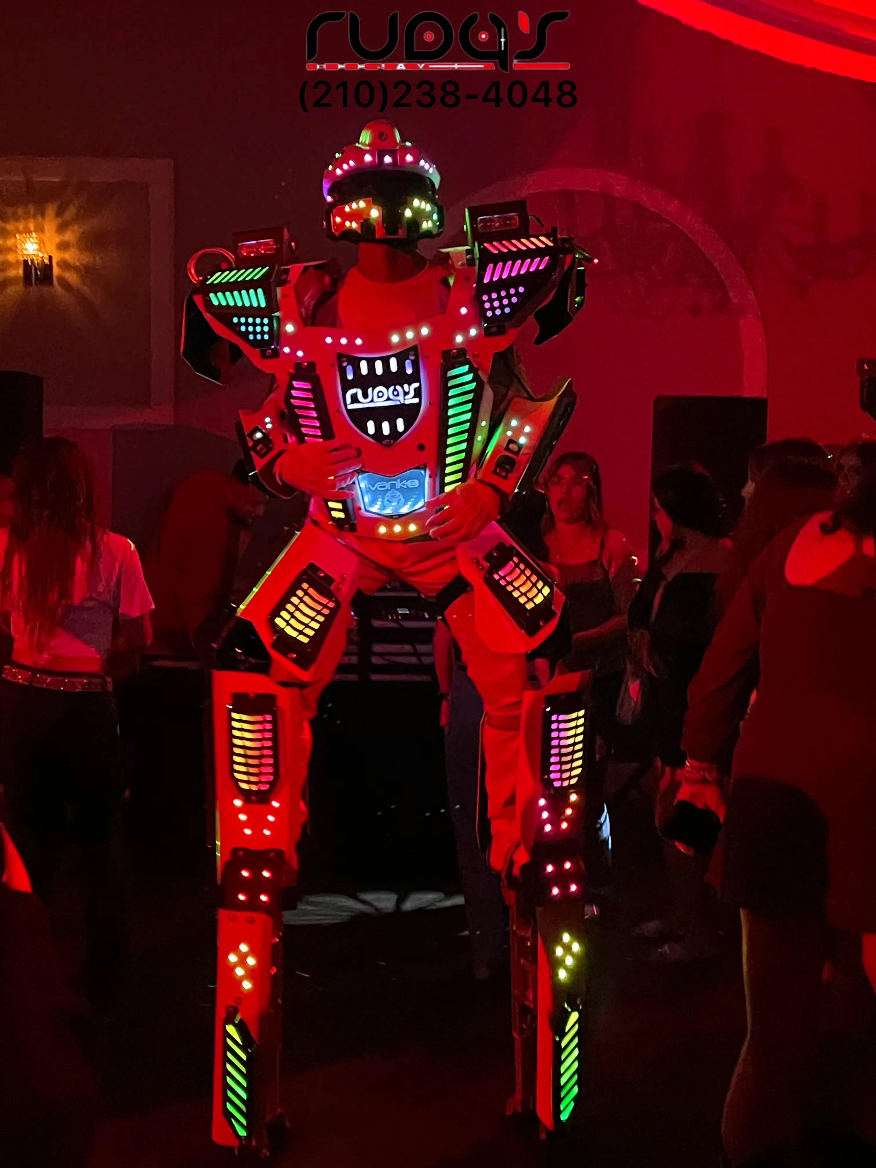 rudy deejay led robots san antonio